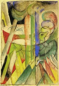 Mountain Goats — Franz Marc, German Expressionism