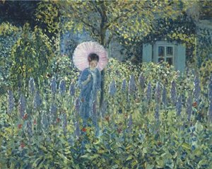Foxgloves — Frederick Carl Frieseke