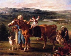 Die Reitschule — Eugène Delacroix