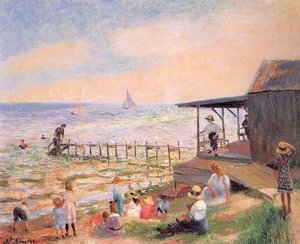 Beach Side — William James Glackens