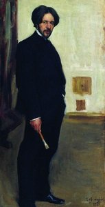 Portrait Of D.f. Bogoslovsky — Boris Mikhailovich Kustodiev