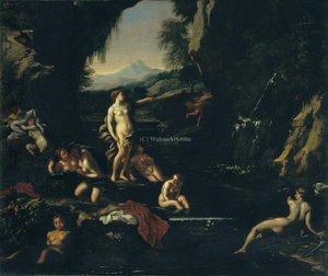 Diana And Her Nymphs Surprised By Actaeon — Filippo Lauri