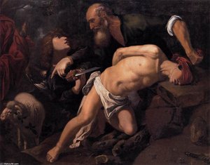 The Sacrifice Of Isaac — Pedro Orrente