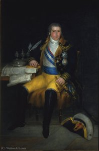 Retrato De Don Manuel Godoy — Antonio Carnicero Y Mancio