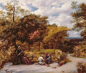 My Garden At Redhill — John Linnell
