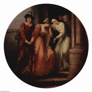 Farewell Of Abelard And Héloise — Angelica Kauffmann (maria Anna Angelika)
