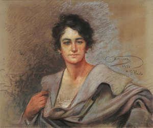 Retrato De Maria Fonzari — Ettore Ximenes