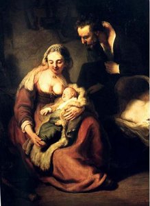 La Sainte Famille, Munich — Rembrandt Van Rijn, Dutch Golden Age
