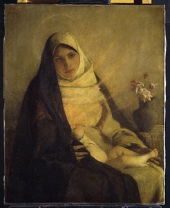 Madonna Of The Rose — Pascal-adolphe-jean Dagnan-bouveret, Realism