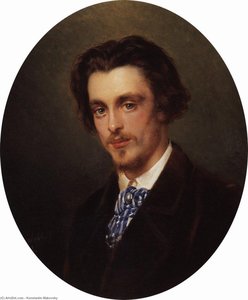 Portrait of V.Makovsky, Artist's Brother