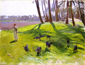 Paisaje Con Pastora — John Singer Sargent