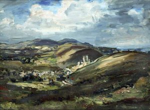 Corfe Castle And The Isle Of Purbeck — Philip Wilson Steer, Impressionism