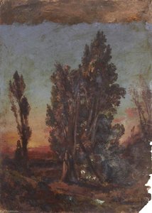 Sunset With Trees — Thomas Stuart Smith