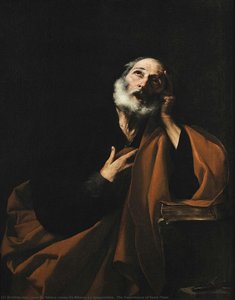 The Repentance Of Saint Peter — Jusepe De Ribera, Baroque