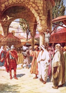 The Centurion Beseeching Jesus On Behalf Of His Servant — William Brassey Hole