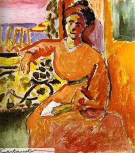 A Woman Sitting Before The Window — Henri Matisse, Fauvism
