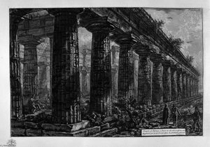 Side View Of The Temple — Giovanni Battista Piranesi, Neo-classicism