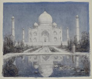 Taj Mahal By Moonlight — Marius Alexander Jacques Bauer
