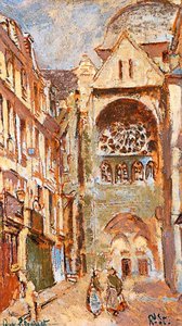 La Rue Picquet, Dieppe, France — Walter Richard Sickert