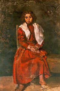 Barefooted Woman — Pablo Picasso, Cubist Portrait
