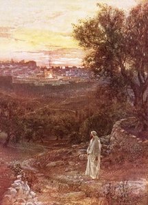 Jesus On The Mount Of Olives — William Brassey Hole