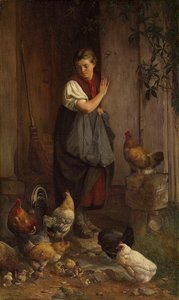 Feeding Chickens — Ганс Тома