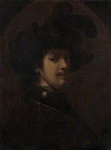Rembrandt's Self Portrait As An Officer — Thomas Barker