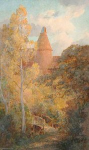 A Hop Kiln — William Herbert Allen