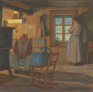 A Lonely House — Clarence Alphonse Gagnon, Impressionism