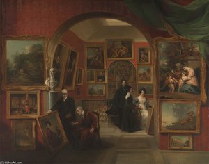 The Interior Of The British Institution Gallery
