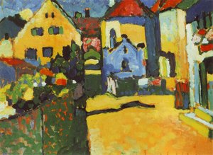 Murnau, Grüngasse — Wassily Wassilyevich Kandinsky, Expressionism