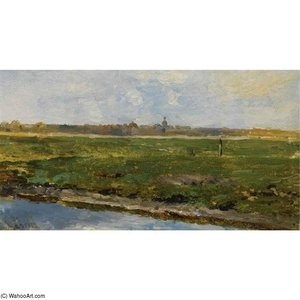 A Polder Landscape — Paul Joseph Constantine Gabriel
