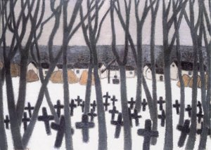 Cemetery In The Great Plain — József Rippl-rónai