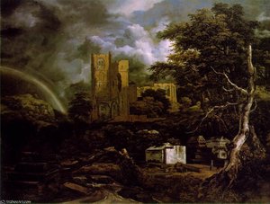 Jewish Cemetery, Ca Detroit Ins — Jacob Isaackszoon Van Ruisdael