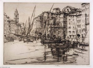 Shipping, Camogli — Ernest D Roth