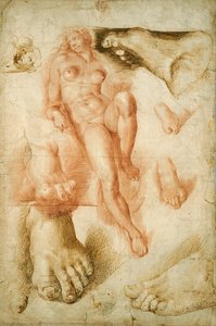 Copy After Michelangelo's Aurora — Bartolomeo Passarotti, Mannerism