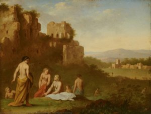 Nymphs Bathing — Johannes Van Haensbergen