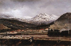 A Mountain Landscape — Alexei Petrovich Bogoliubov