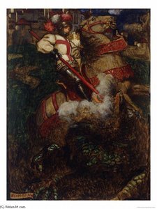George Slaying The Dragon