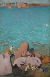 Bathers At Port-blanc — Denis Maurice, Decorative Symbolism