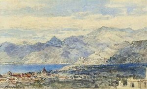 Xebecs Off An Italian Harbour — John Syer