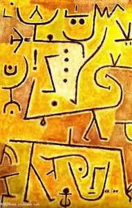 Red Waistcoat — Paul Klee, Cubist Expressionism