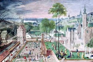 Spring In The Castle Garden. — Hans Bol