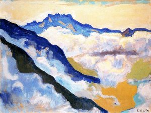 The Dents Du Midi Seen From Caux — Ferdinand Hodler