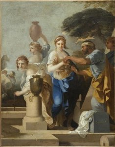 Eliézer Et Rebecca Au Puits — Sébastien Bourdon