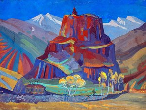 View Of Bjini Fortress, Armenia — Martiros Sarian, Academic Realism