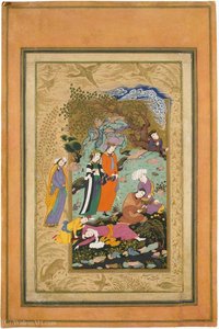 Convivial Party - Qlvr - (740^qli) — Riza-i Abbasi