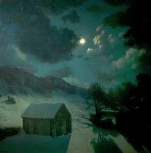 Winter Moonrise, Yorkshire