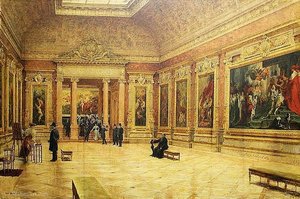 Rubens Room At The Louvre — Louis Beroud
