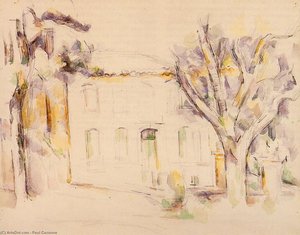 Casa En Provenza — Paul Cézanne, Post-impressionist